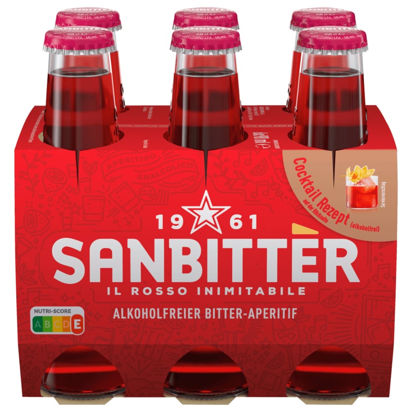Sanpellegrino Sanbitter alkoholfrei 6x98ml